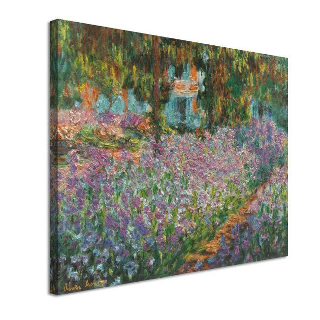 Canvas print Irises in Monet's garden 2, Monet