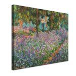Πίνακας ζωγραφικής Irises in Monet's garden 2 Monet Καμβάς τελαρωμένος