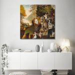 Canvas print Peaceable kingdom, Edward Hicks