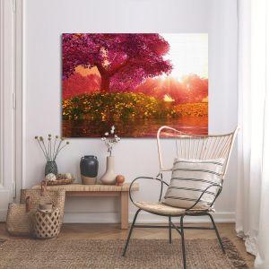 Πίνακας σε καμβά Ανθισμένη κερασιά Mysterious cherry blossom Καμβάς τελαρωμένος Όψη 1 2