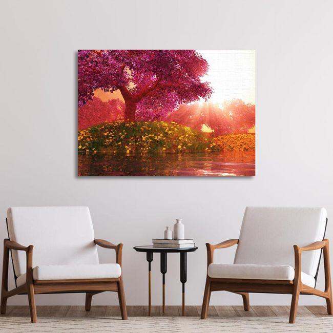 Canvas printMysterious cherry blossom