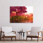 Canvas printMysterious cherry blossom