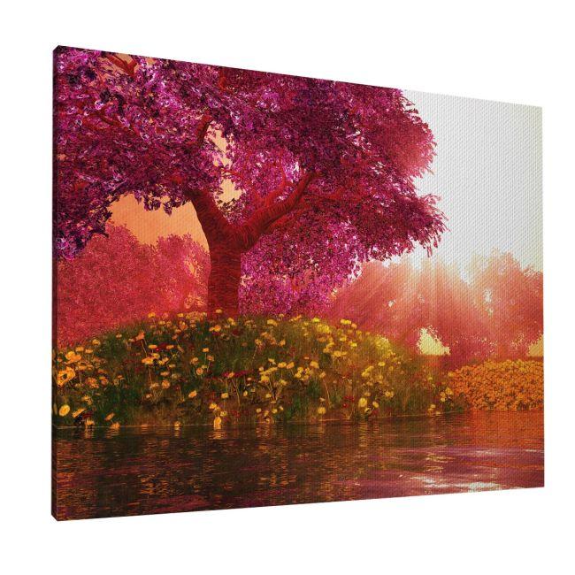 Πίνακας σε καμβά Ανθισμένη κερασιά, Mysterious cherry blossom