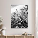 Canvas printNew York, Manhattan skyline in sunset