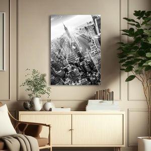 Canvas printNew York Manhattan skyline in sunset View 1 2