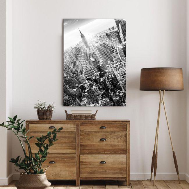 Canvas printNew York, Manhattan skyline in sunset