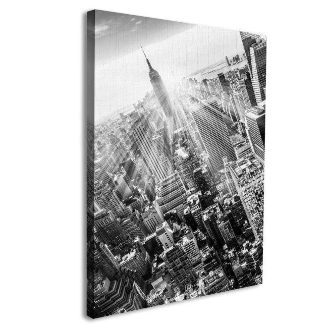 Canvas printNew York, Manhattan skyline in sunset