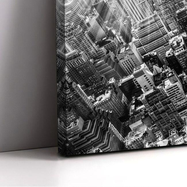 Canvas printNew York, Manhattan skyline in sunset