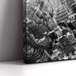 Canvas printNew York, Manhattan skyline in sunset