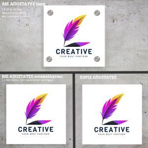 Entrance Sign, plexiglass color print, square 2