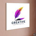 Entrance Sign, plexiglass color print, square