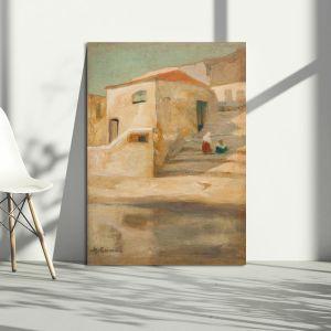 Canvas print House by the sea, Oikonomou M.