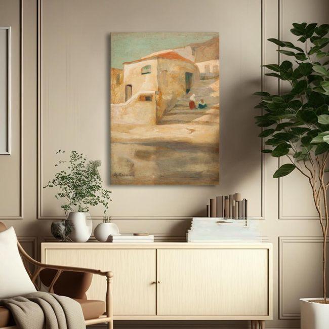 Canvas print House by the sea, Oikonomou M.