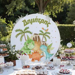 Wooden printed sign, Baby dinos watercolor art ii