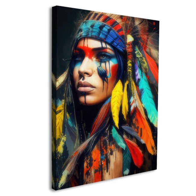 Canvas print Colorful Indian