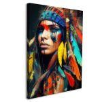 Canvas print Colorful Indian