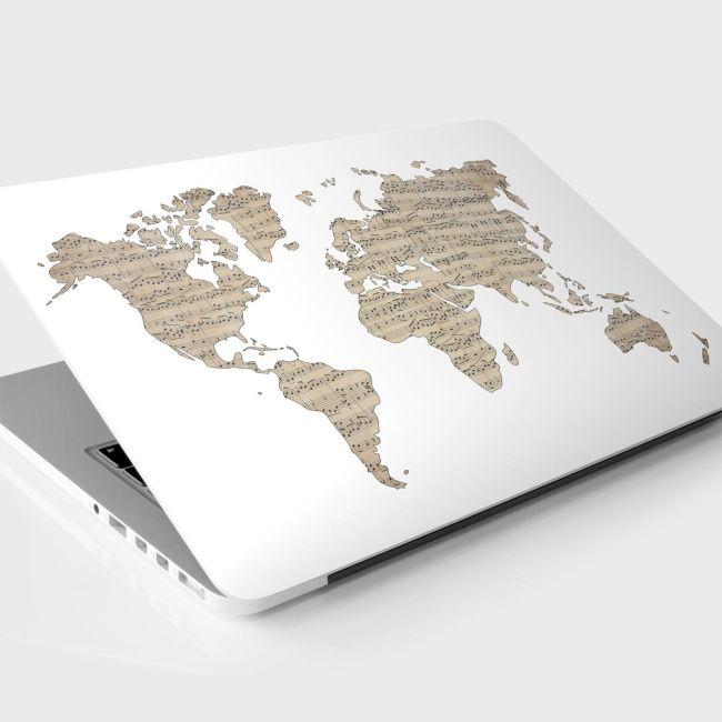 Αυτοκόλλητο laptop, Χάρτης πεντάγραμμο 2