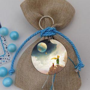 Wooden figure printed circular Little prince art 7 2