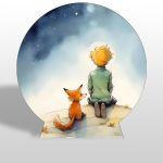 Wooden printed sign, Little prince art 6