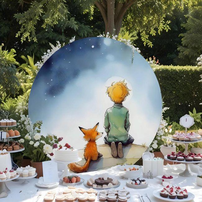 Wooden printed sign, Little prince art 6