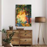 Canvas print Bathing girls, Macke A.