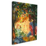 Canvas print Bathing girls, Macke A.