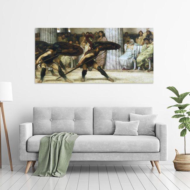 Canvas print A pyrrhic dance, Alma-Tadema L.