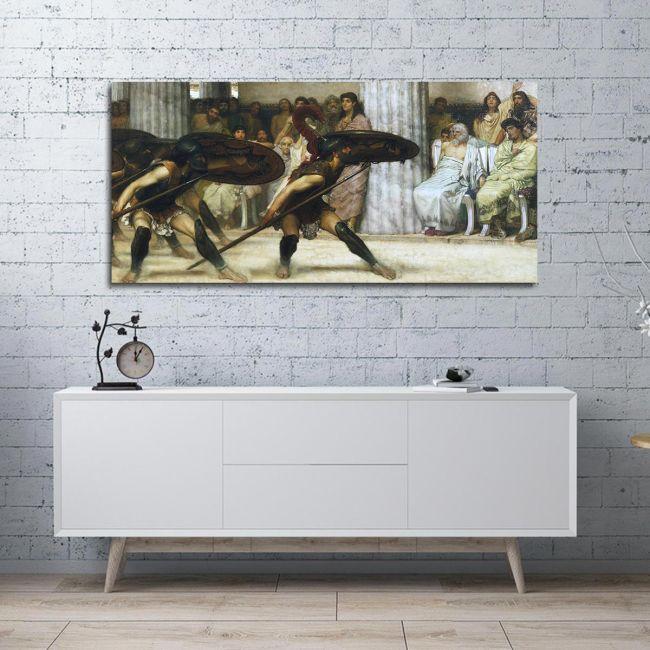 Πίνακας ζωγραφικής Πυρρίχιος χορός, Alma-Tadema L.