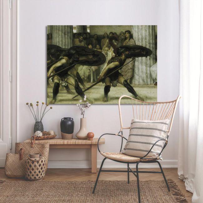 Canvas print A pyrrhic dance, Lawrence Alma Tadema