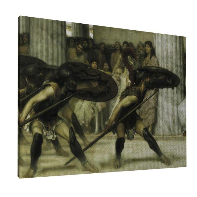 Canvas print A pyrrhic dance, Lawrence Alma Tadema