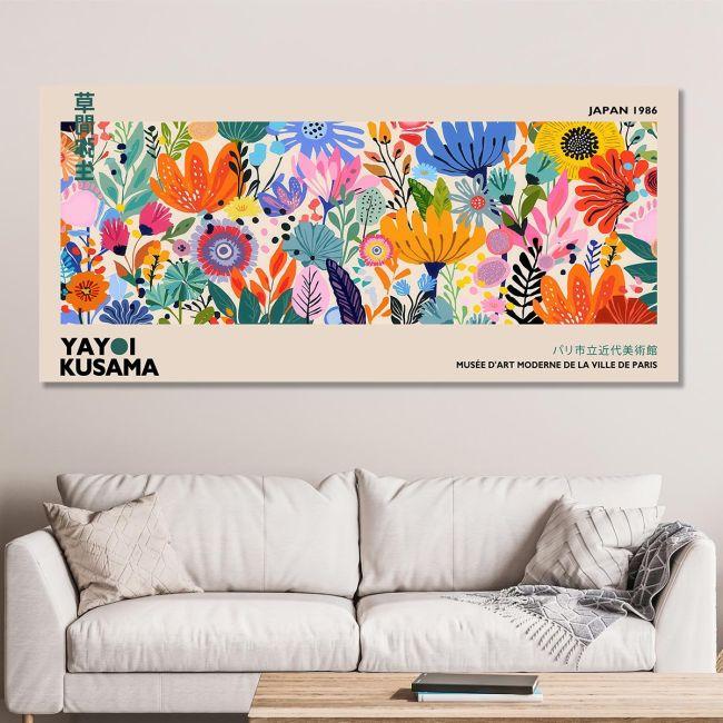 Πίνακας ζωγραφικής A field of flowers, reart (original YAYOI Kusama)