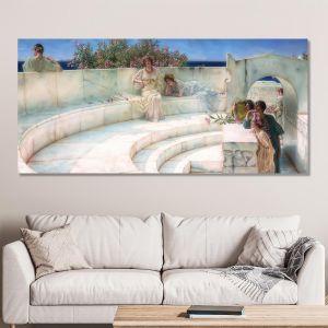 Canvas print Under the roof of blue Ionian weather Alma-Tadema L. Framed canvas View 1 2
