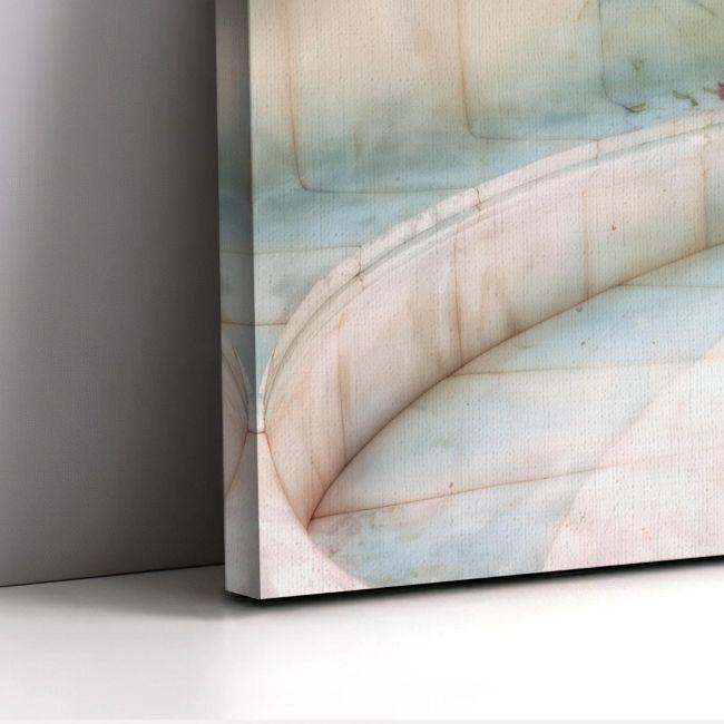 Canvas print Under the roof of blue Ionian weather, Alma-Tadema L.