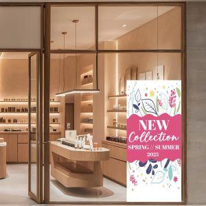 Ανοιξιάτικο αυτοκόλλητο, Spring Sale Blooming Flowers 1