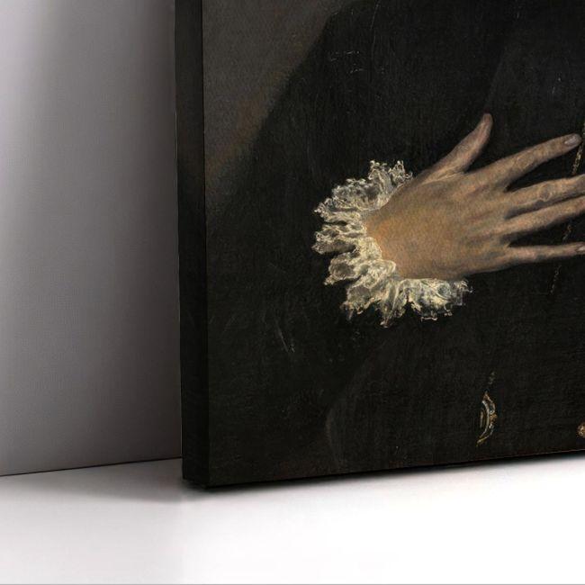 Canvas print Nobleman with his hand on his chest, El Greco, El Greco