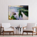 Canvas printSouvenir des Andelys, Vallotton F.