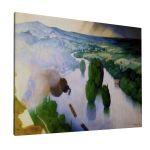 Canvas printSouvenir des Andelys, Vallotton F.