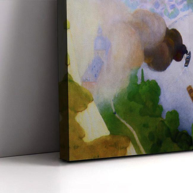 Canvas printSouvenir des Andelys, Vallotton F.