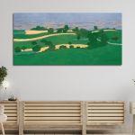 Canvas print Corn fields, Félix Vallotton, panoramic