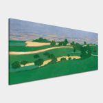 Canvas print Corn fields, Félix Vallotton, panoramic