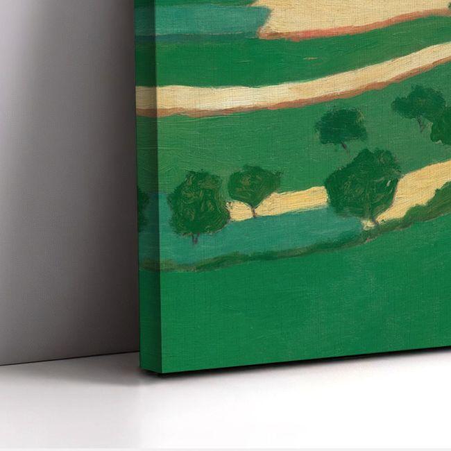 Canvas print Corn fields, Félix Vallotton, panoramic