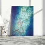 Canvas print Fish, Klee P