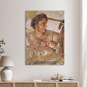 Canvas print Alexander the Great mosaic