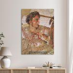 Canvas print Alexander the Great mosaic