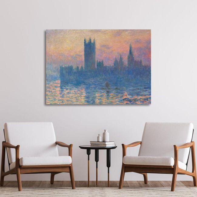 Πίνακας ζωγραφικήςHouse of parliament, Monet C.