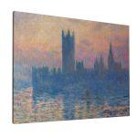 Canvas printHouse of parliament, Monet C