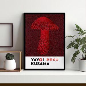Αφίσα Έκθεσης Mushroom, Yayoi Kusama
