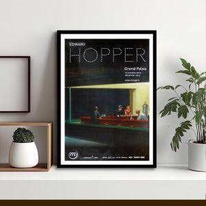 Αφίσα Έκθεσης Hopper, Grand Palais, αφίσα, κάδρο