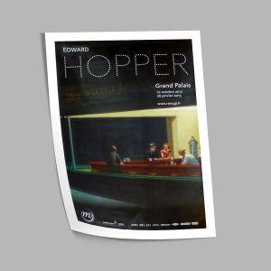 Αφίσα Έκθεσης Hopper, Grand Palais, αφίσα, κάδρο 2