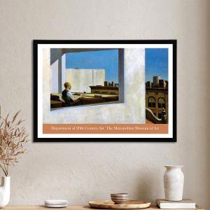 Exhibition Poster Office in a small city, Hopper, MoMA